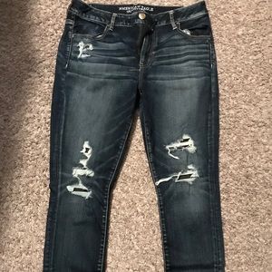American Eagle ripped jeans