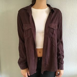American Eagle Dark Purple Thin Jacket