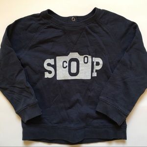 Zara Navy Blue “Scoop” Pullover Sz 2/3