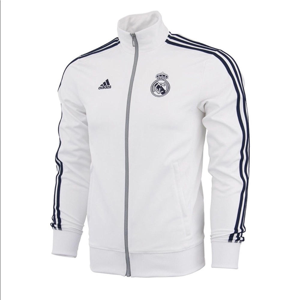 Adidas Real Madrid 3S Track Top Training Jacket.