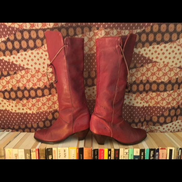 Vintage Oxblood Leather Frye Riding Boots 7 1/2 - Picture 3 of 9