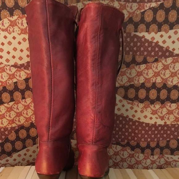 Vintage Oxblood Leather Frye Riding Boots 7 1/2 - Picture 5 of 9