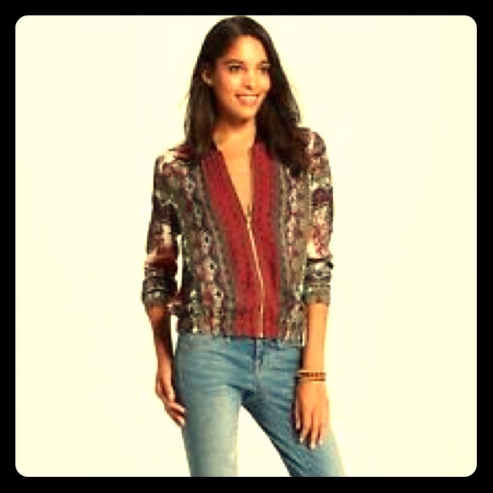 Xhilaration NWT bomber jacket in “Red Magic”