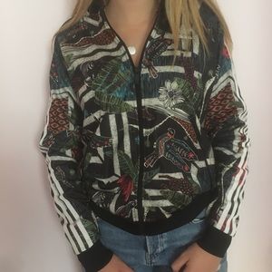 Printed adidas jacket