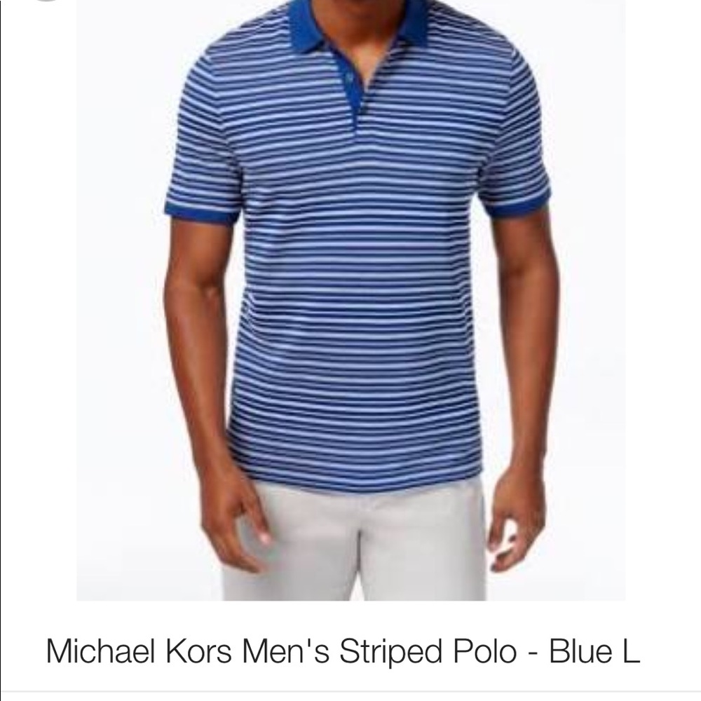 Michael Kors Men’s Striped Polo