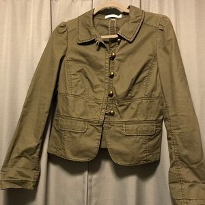 LOFT Olive Utility Jacket