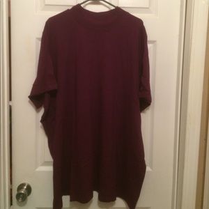 Short-sleeve, Mock Turtleneck, Cotton Tee!