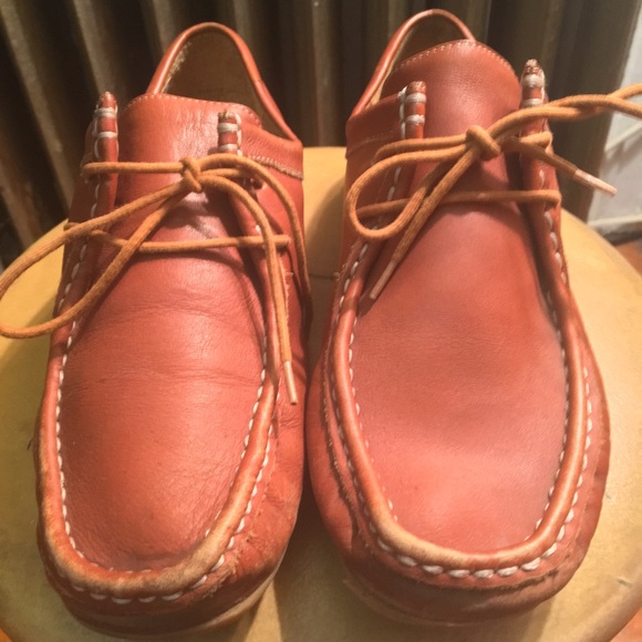 Vintage Women's Camel Leather Clark Wallabees - Picture 3 of 6