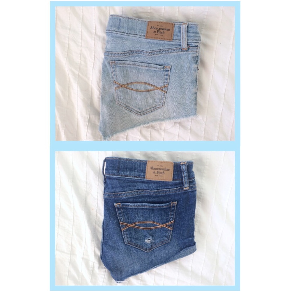 BUNDLE A&F Low-Rise Denim Shorts