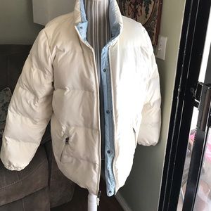 Womens Reversable Puffy Jacket sz M/L
