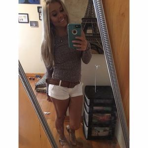 SALE Hollister cold shoulder top!