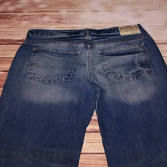 Aeropostale Vintage Boot Distressed Denim Like NEW - Picture 5 of 8