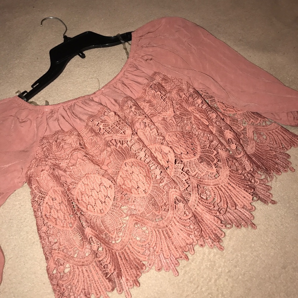 LA hearts Crop top