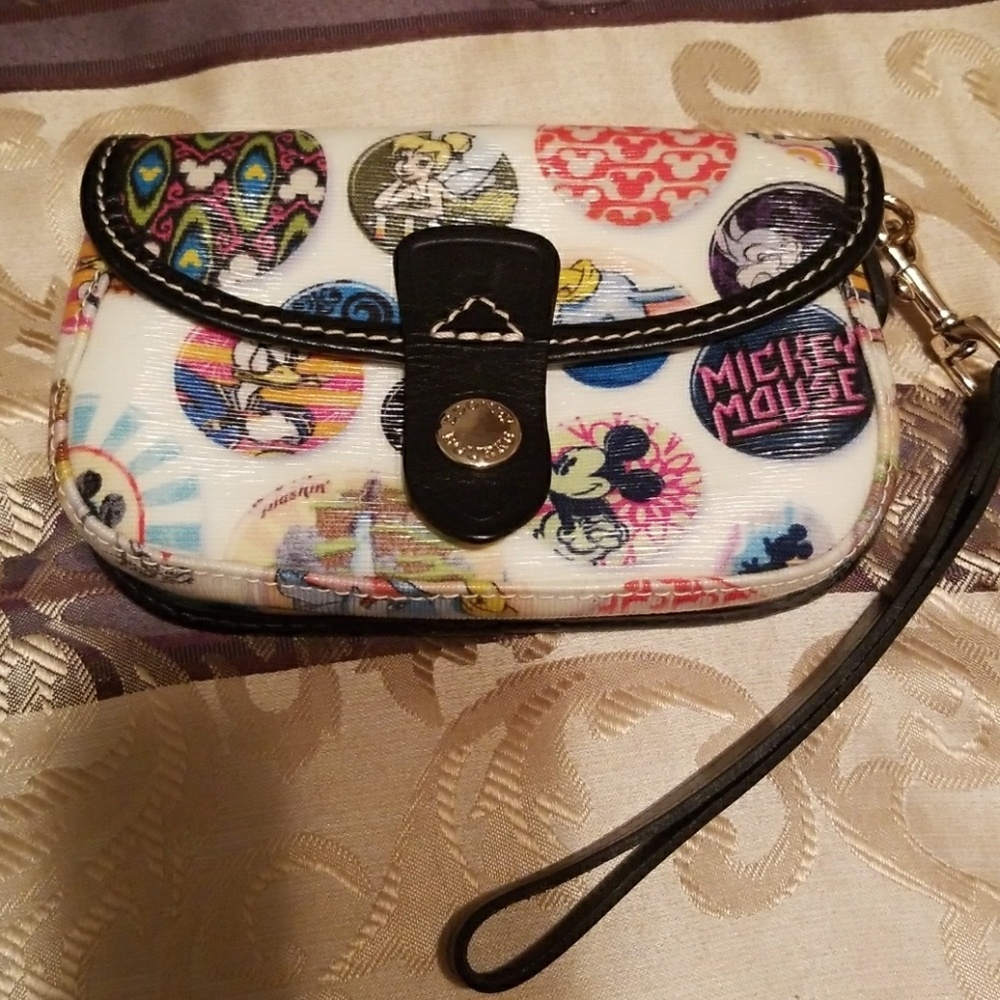Disney Buttons wristlet