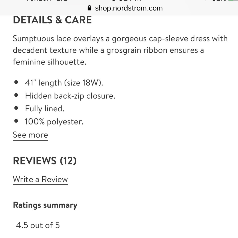 Nordstrom Betsy Adam Black & Tan Dress - Picture 3 of 3