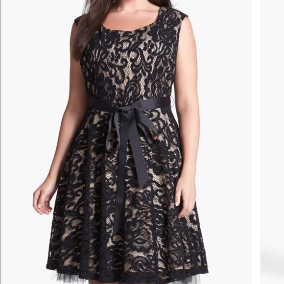 Nordstrom Betsy Adam Black & Tan Dress - Picture 2 of 3