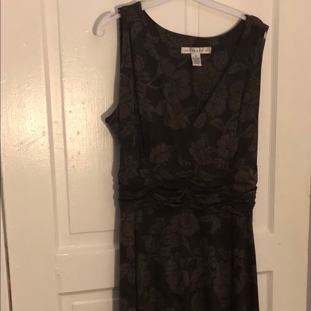 Brown Damask Dress