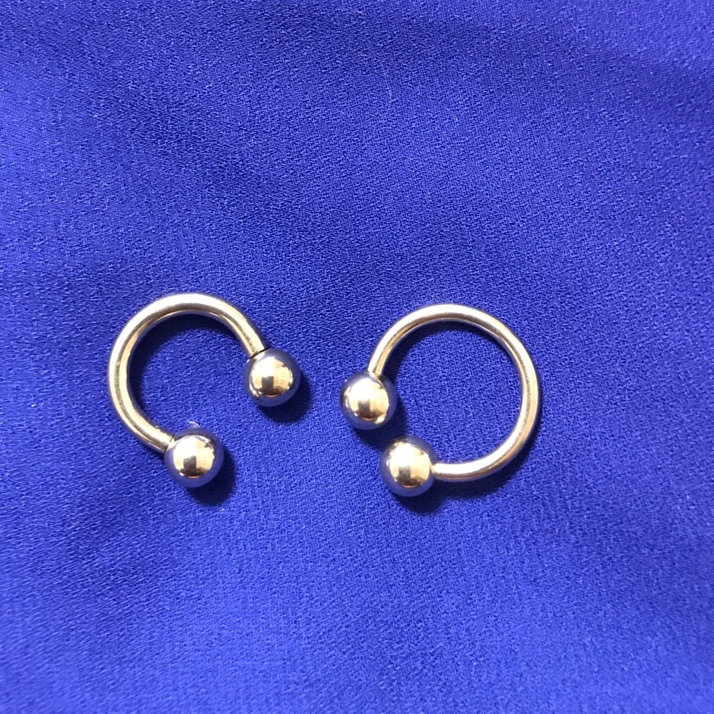 Gauge earrings
