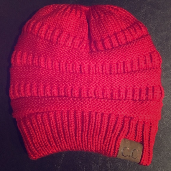 💋2 Left C.C Red Beanie!💋 - Picture 2 of 4