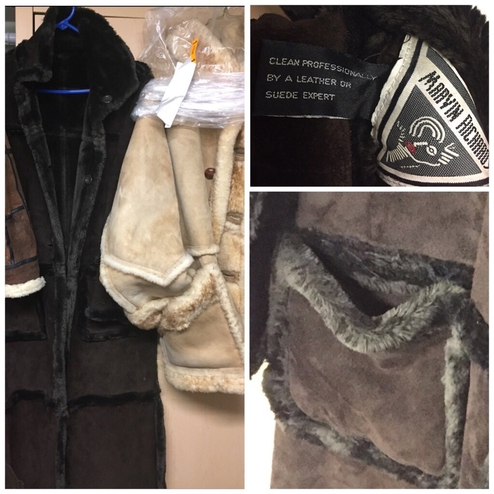 Shearling style coat