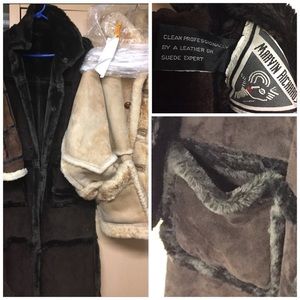 Shearling style coat