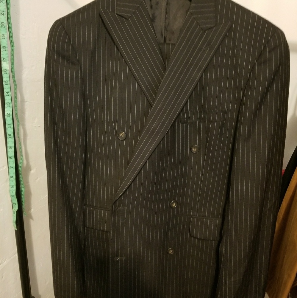 Joseph Abboud double-breasted suit mens 100% wool