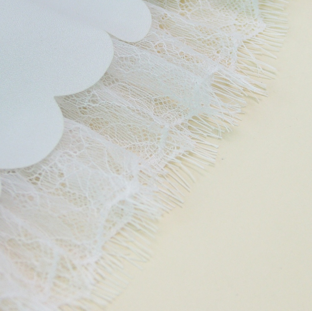 LACE TRIMMED SHORTS - Picture 3 of 4