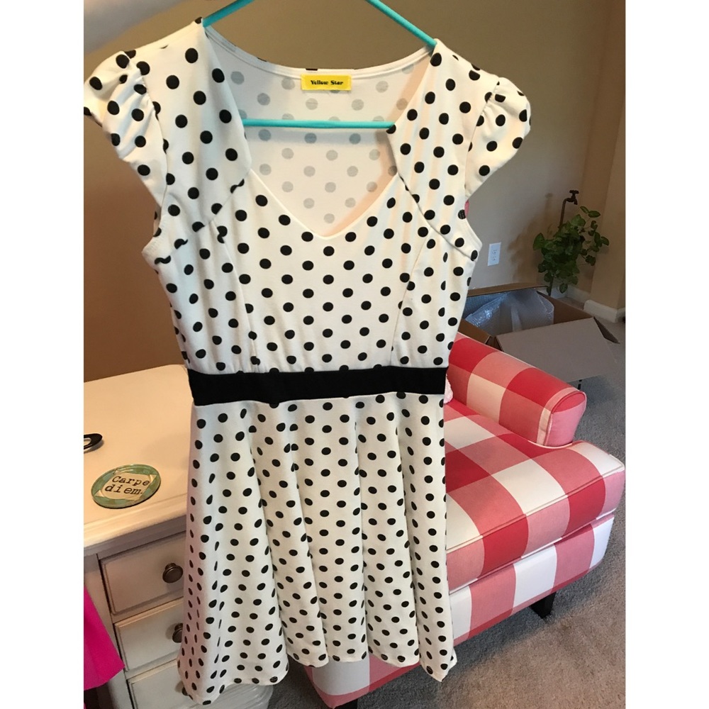 Retro Polka Dot Dress