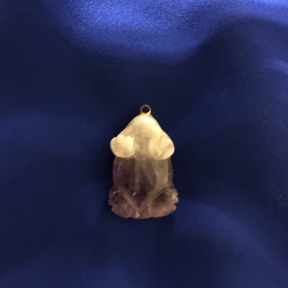 Stone frog pendant. - Picture 3 of 3