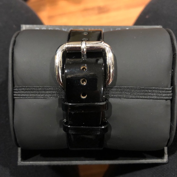 Marc By Marc Jacobs Black Patent Leather Watch