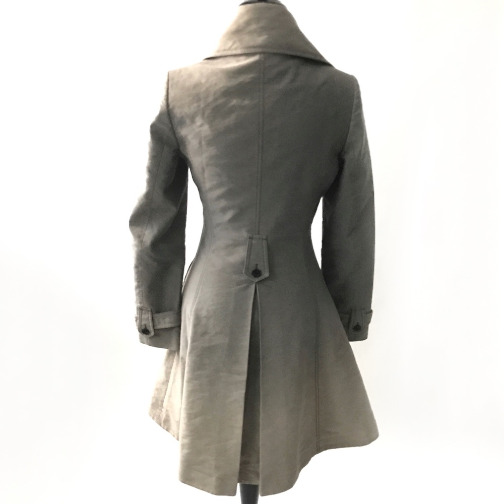sold • karen millen • gray ombre degrade trench - Picture 5 of 8