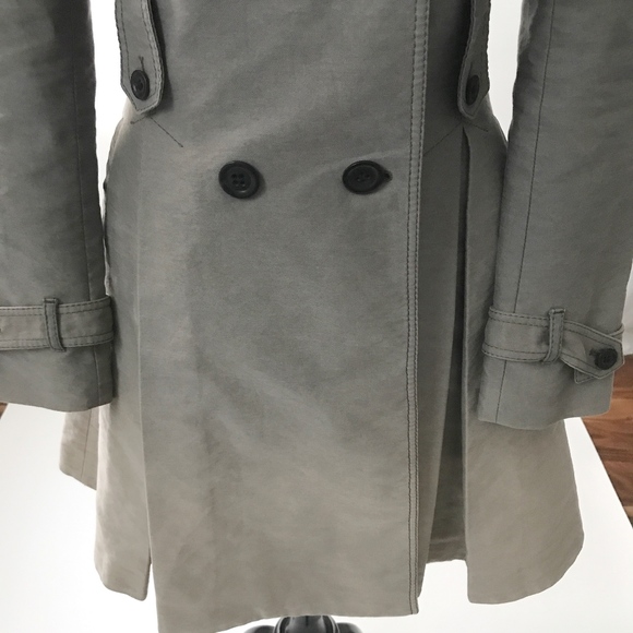 sold • karen millen • gray ombre degrade trench - Picture 6 of 8