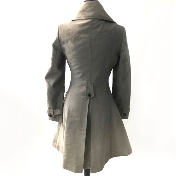 sold • karen millen • gray ombre degrade trench - Picture 5 of 8