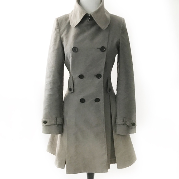 sold • karen millen • gray ombre degrade trench - Picture 8 of 8