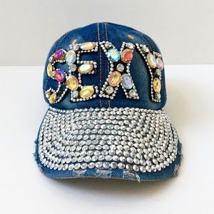 ladies ball caps with bling