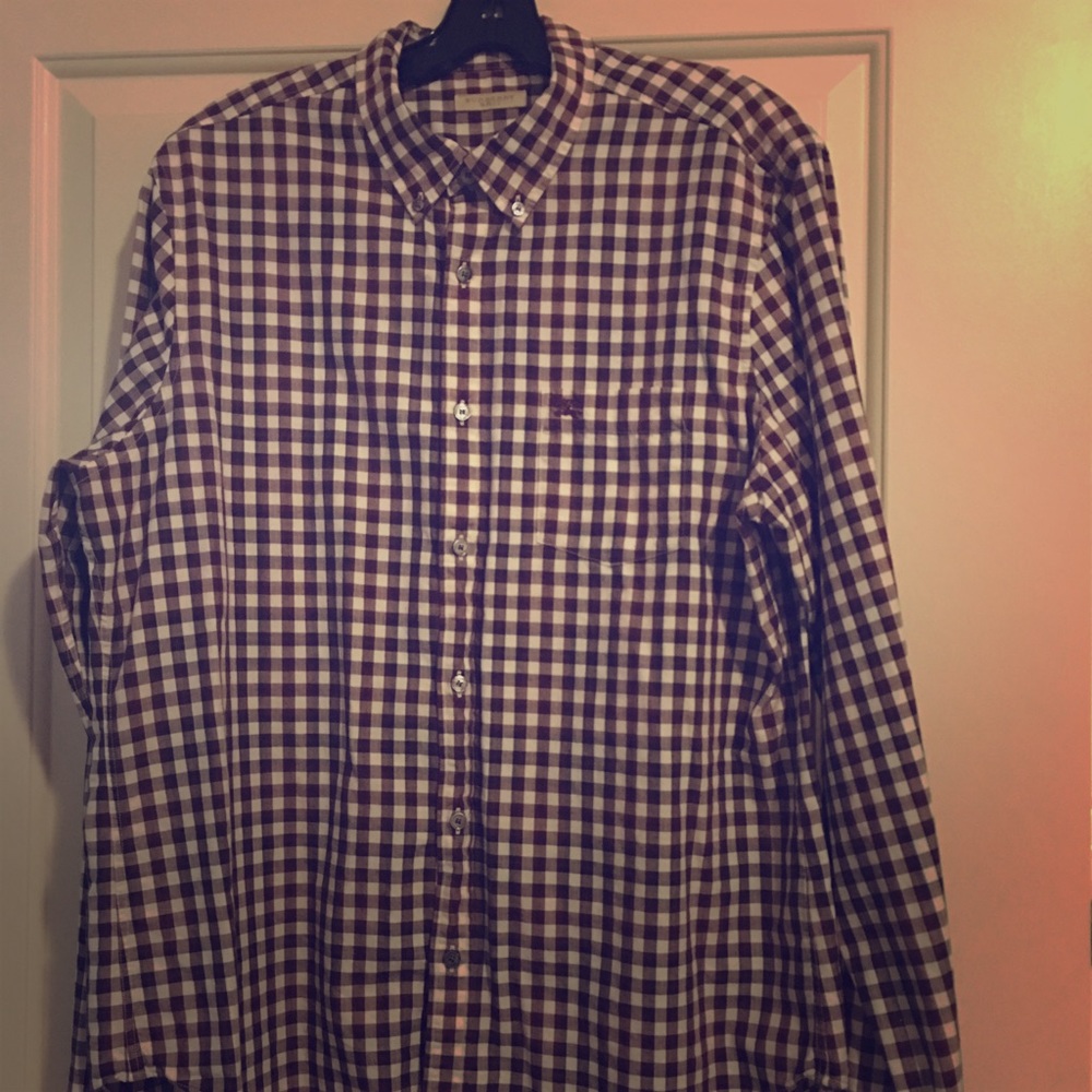 Mens Burberry Dress Shirt