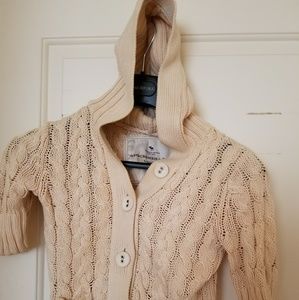 Abercrombie & Fitch button up hooded sweater