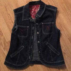 Dark Denim Vest