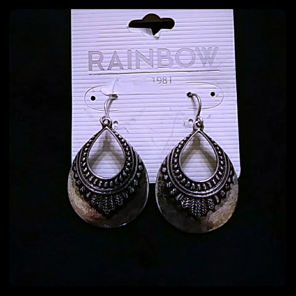 Pretty Metal Drop Earrings