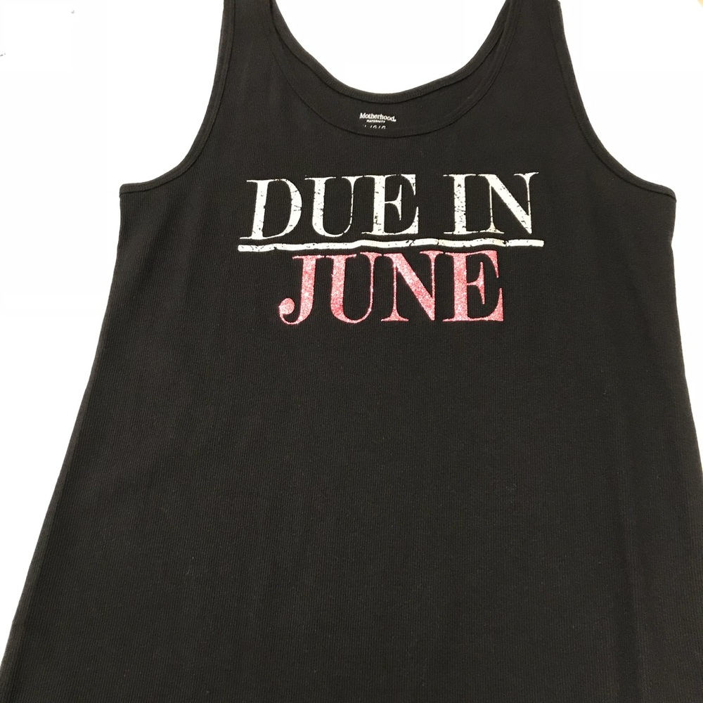Due In June Maternity Tank Top
