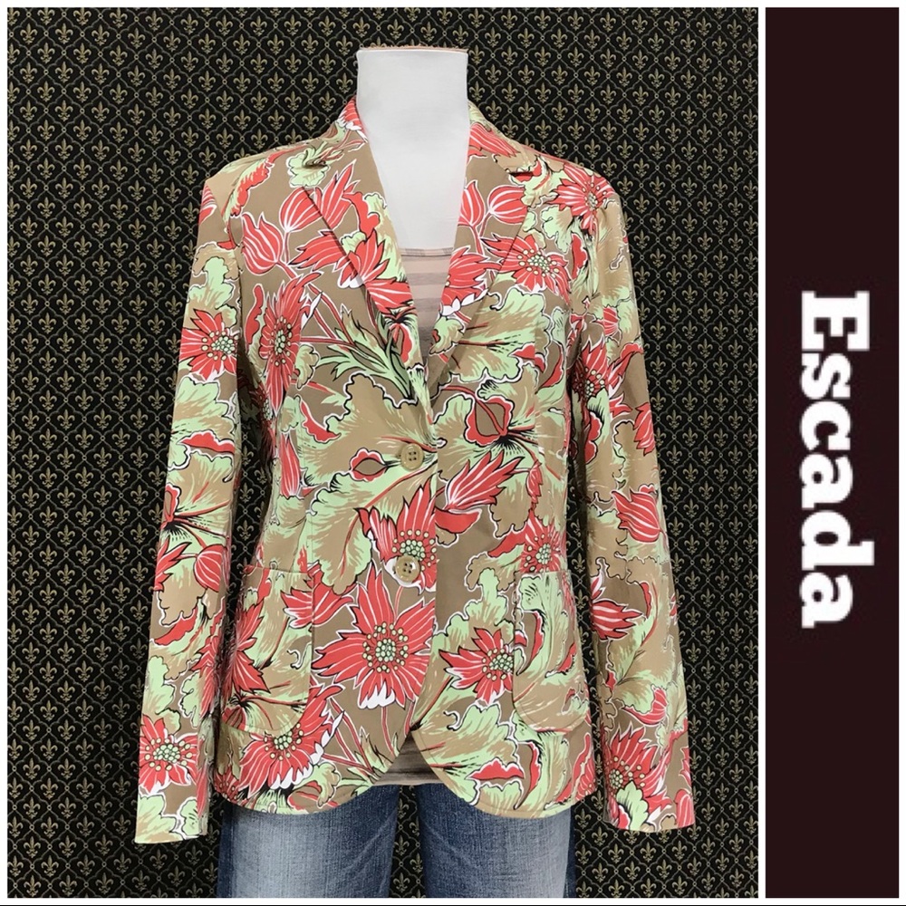 Escada Sport Floral Blazer