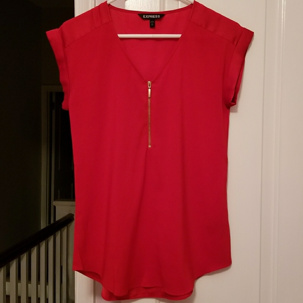 Express zipper blouse XS
