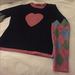 Light cashmere and cotton sweater by 525 America.