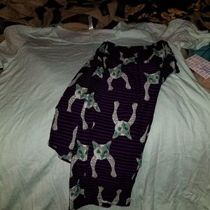 Lularoe set, tc leggings and xl perfect