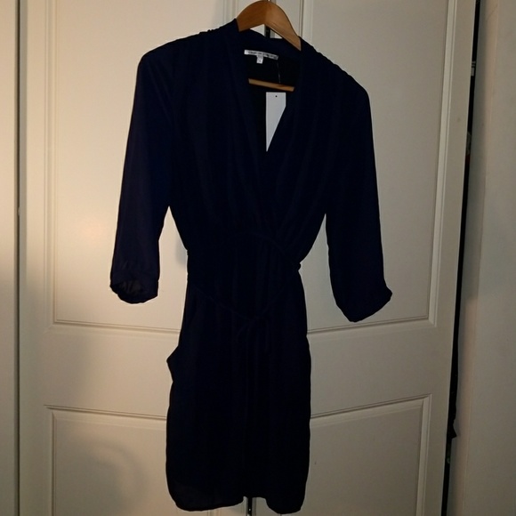 Collective Concepts Navy blue tunic cover-up - Picture 3 of 3
