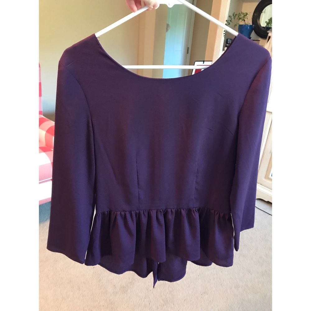 Purple blouse