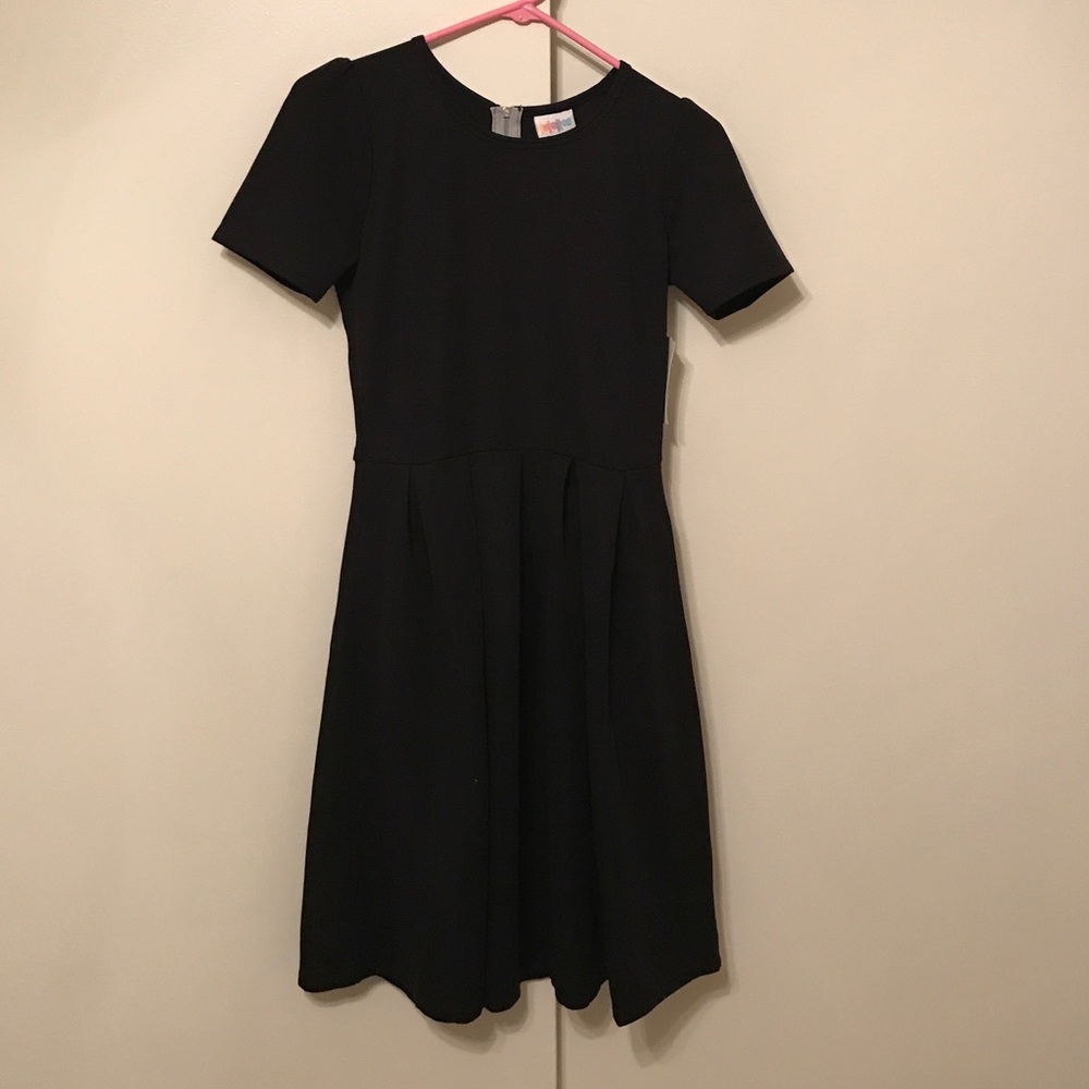 Lularoe Solid Black Amelia