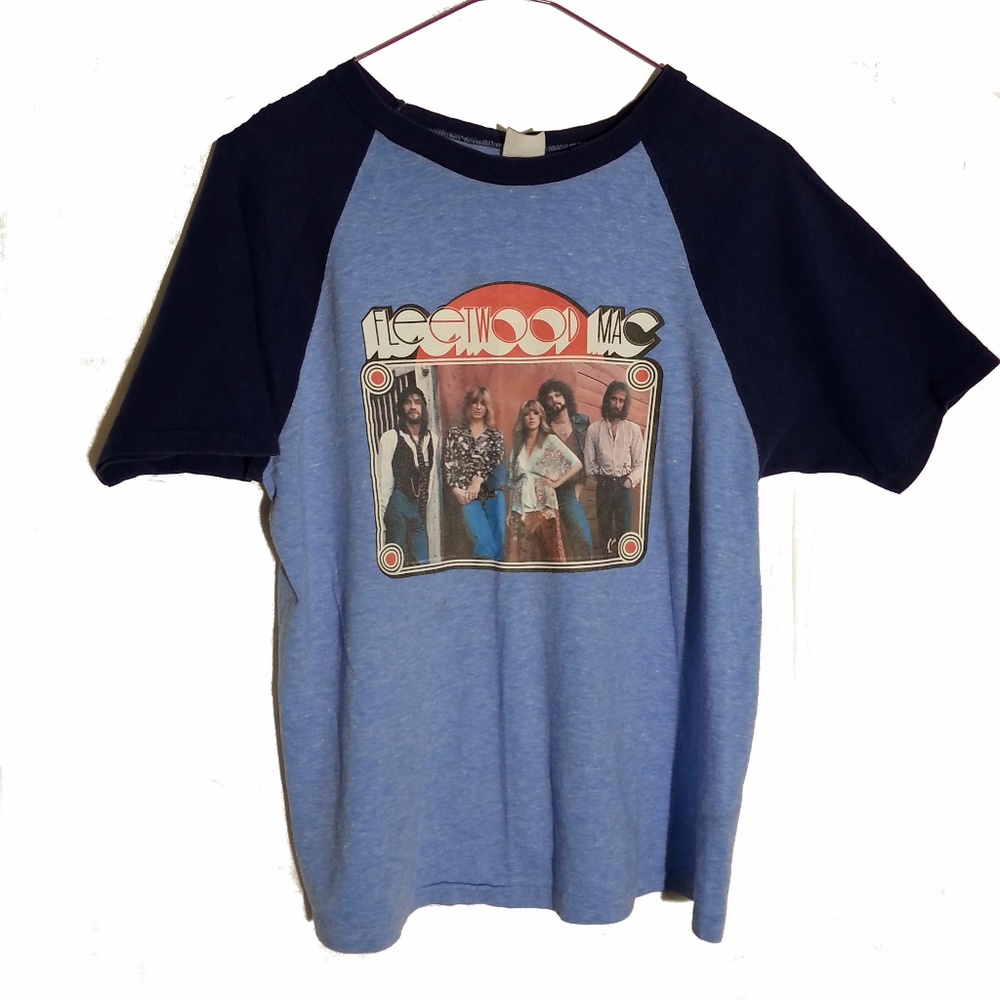 Vintage Fleetwood Mac 70's iron on t-shirt