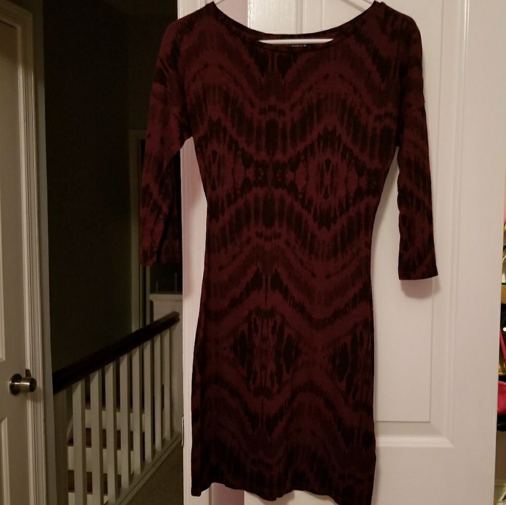 Express long sleeve cotton dress XS