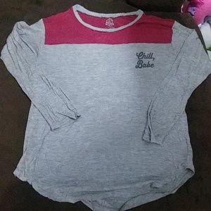 Long sleeve chill babe shirt